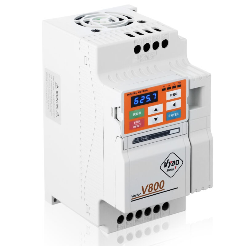 Frequentie omvormer 0,75kW 230V V800 VYBO Electric Op voorraad