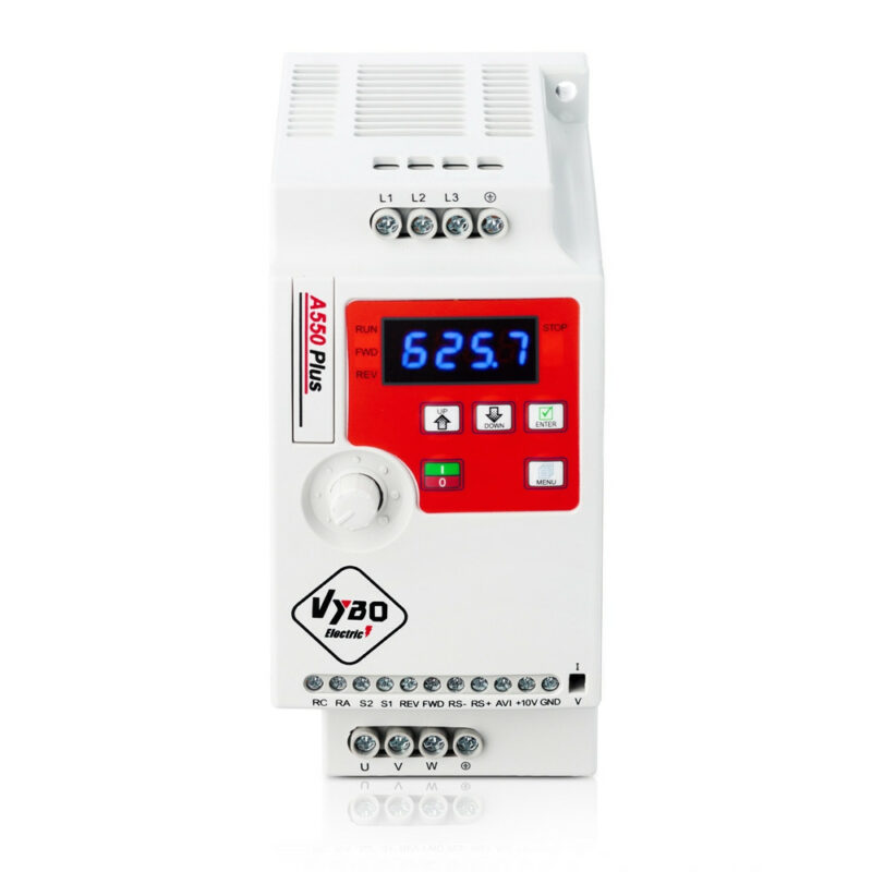 Frequentie omvormer 1,5kW 230V A550 Plus VYBO Electric Op voorraad