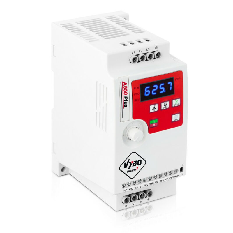 Frequentie omvormer 1,5kW 230V A550 Plus VYBO Electric Op voorraad