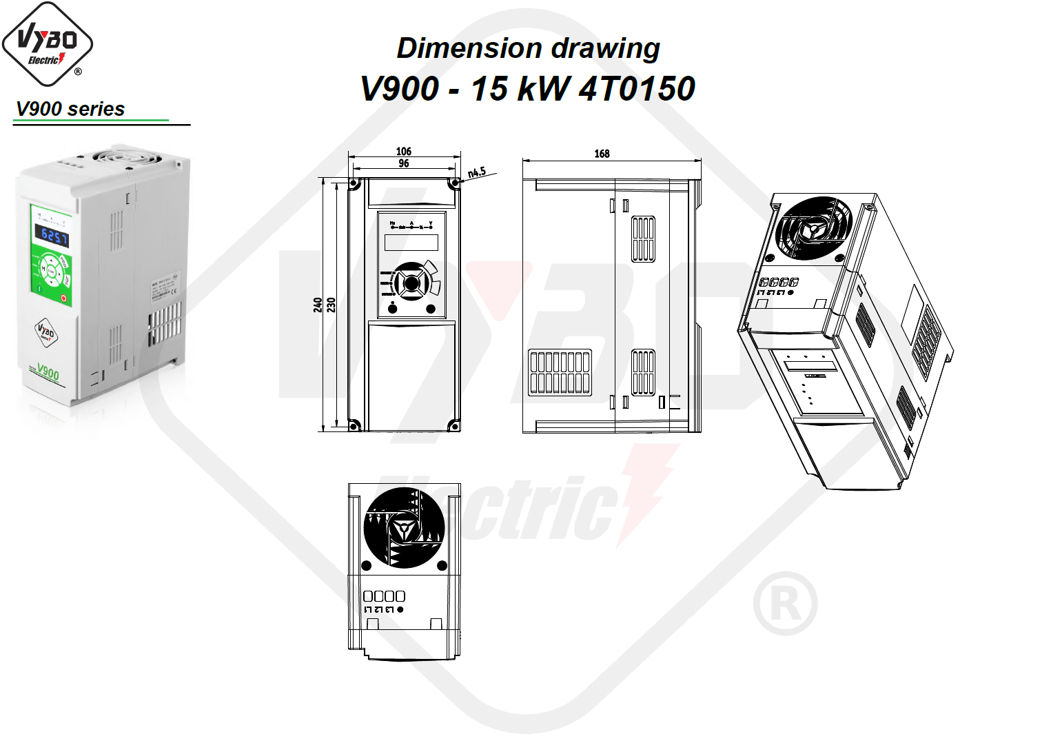 Maßzeichnung 4T0150