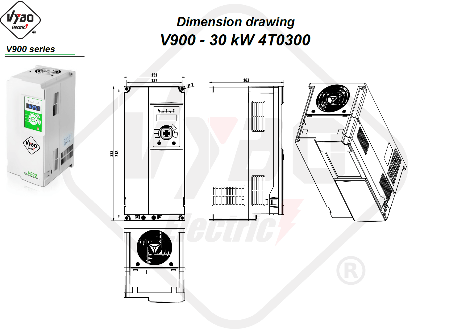 Maßzeichnung 4T0300